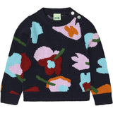 FUB Dark Navy Baby Jaquard Sweater