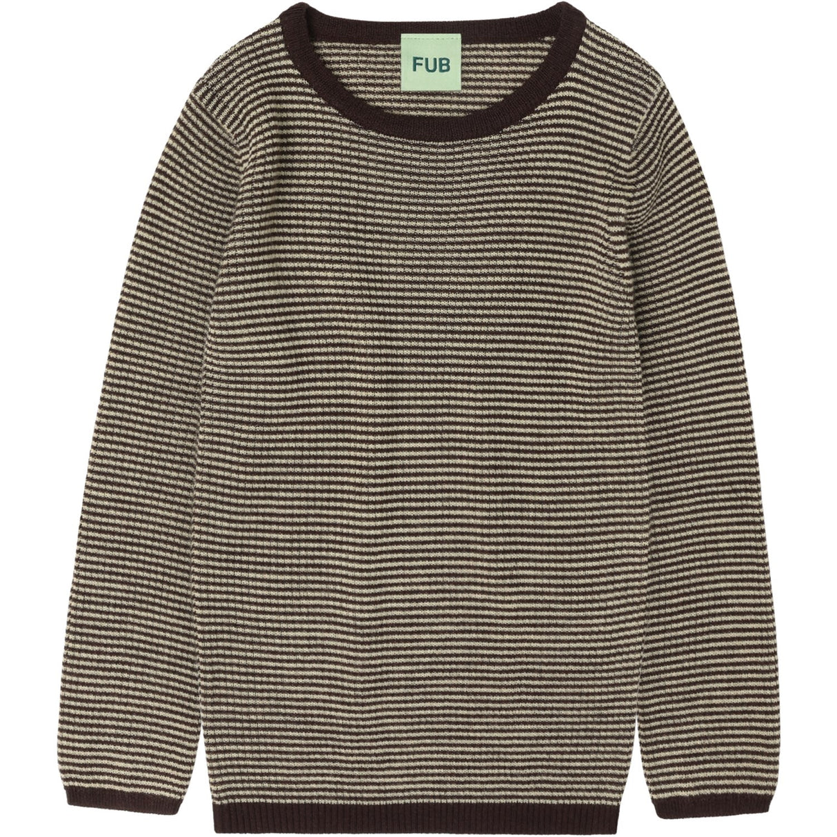 FUB Mocca/Wheat Rib Bluse