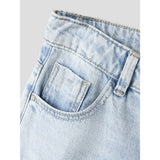 Name It Light Blue Denim Nkfrose Wide Jeans 5529-Be Noos