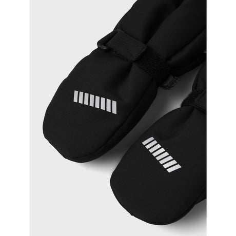 Name It Black Nmnsnow10 Hanske W Ull 3Fo Noos