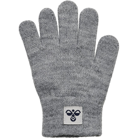 Hummel Grey Melange Strikk Hansker 2-Pakning