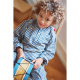 Flöss Bee Blue Check Olivian Skjorte