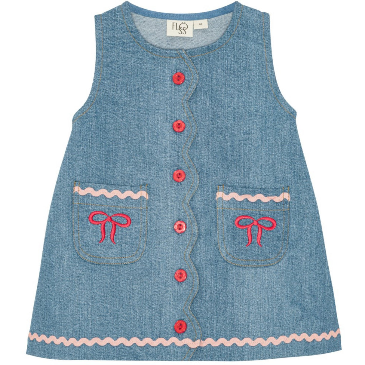 Flöss Mid Blue Rinse Hazel Kjole