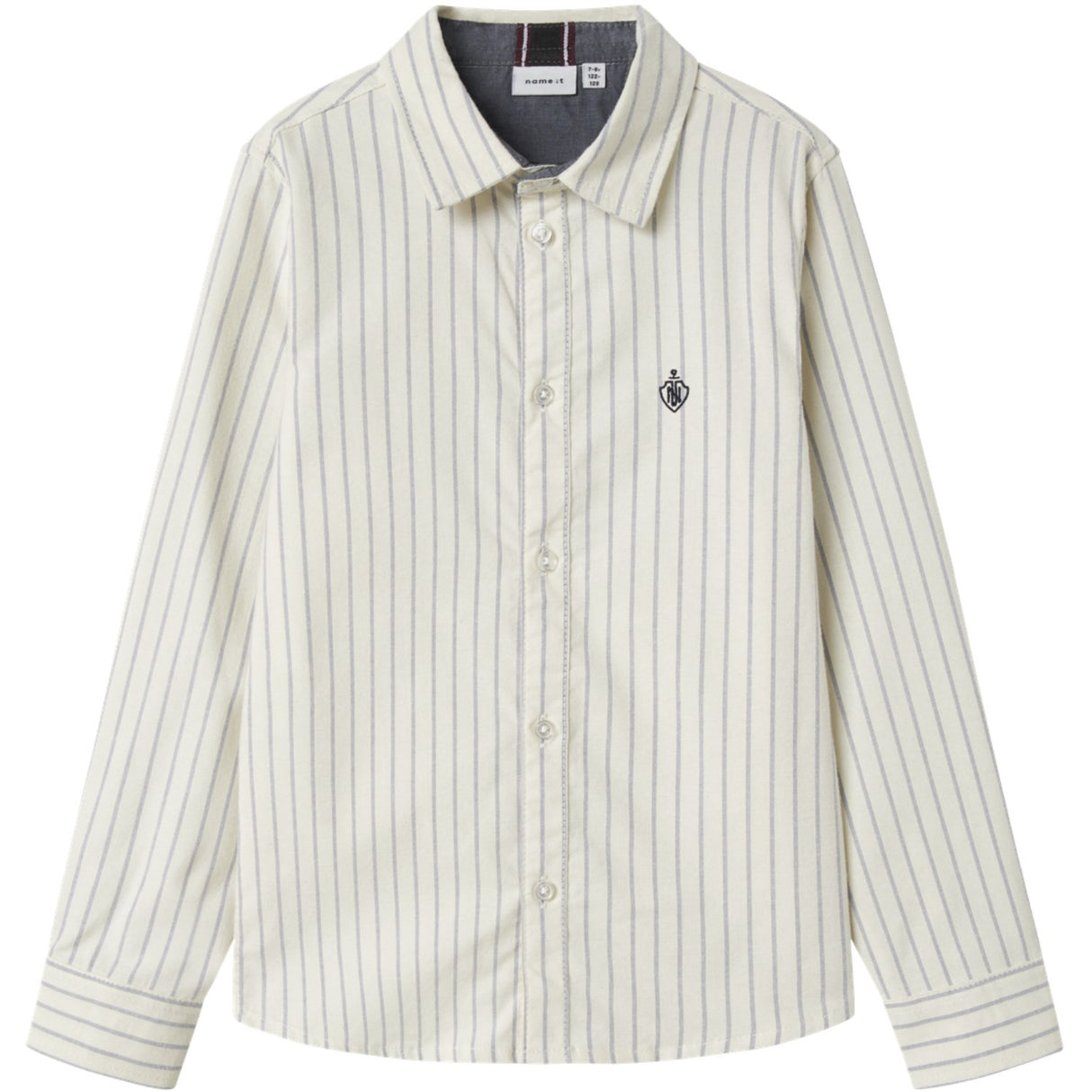 Name It Jet Stream Navy Blazer Nkmnewsa Ls Skjorte Noos