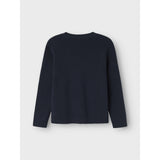 Name It Dark Sapphire Nkmnesolle Ls Pullover Strikk Noos