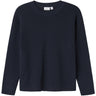 Name It Dark Sapphire Nkmnesolle Ls Pullover Strikk Noos