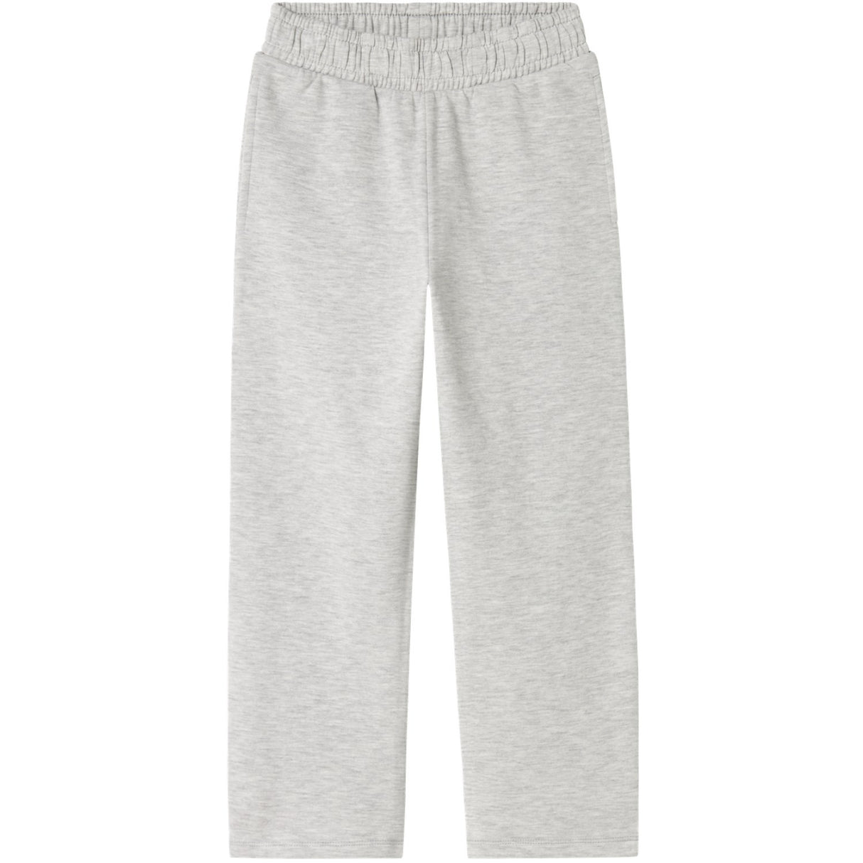 Name It Light Grey Melange Nkmmallo Straight Sweat Bukser Bru Noos