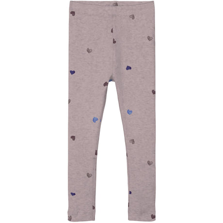 Name It Burnished Lilac Hearts Nmfnutti Leggings Noos