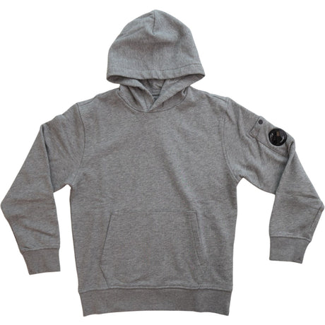 C.P. Company Melange Grey Collegegenser W/Hood