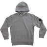 C.P. Company Melange Grey Collegegenser W/Hood