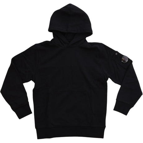 C.P. Company Black Collegegenser W/Hood