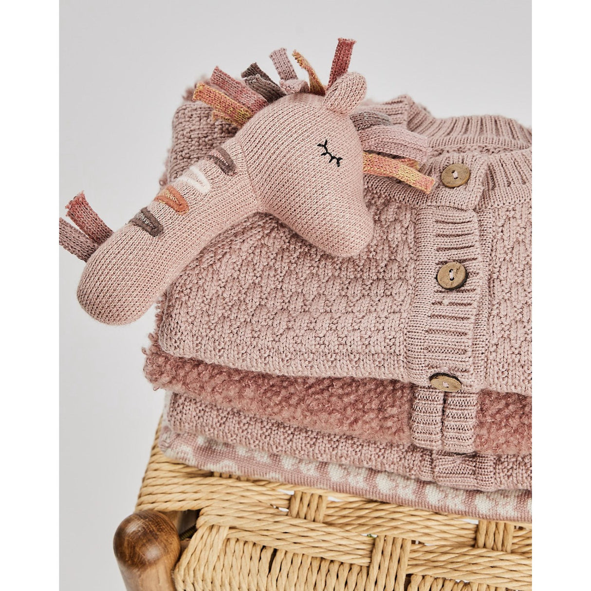 Smallstuff Powder Cardigan Square Strikk Merino Ull