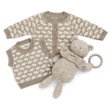 Smallstuff Nature Melange Cardigan Ao Elephants Merino Ull