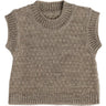 Smallstuff Nature Melange Vest Square Strikk Merino Ull