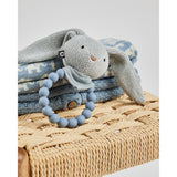 Smallstuff Blue Vest Ao Elephants Merino Ull