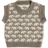 Smallstuff Nature Melange Vest Ao Elephants Merino Ull