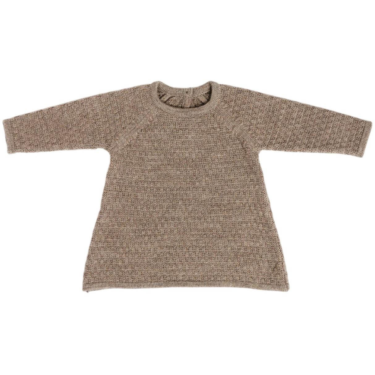 Smallstuff Nature Melange Kjole Square Strikk Merino Ull