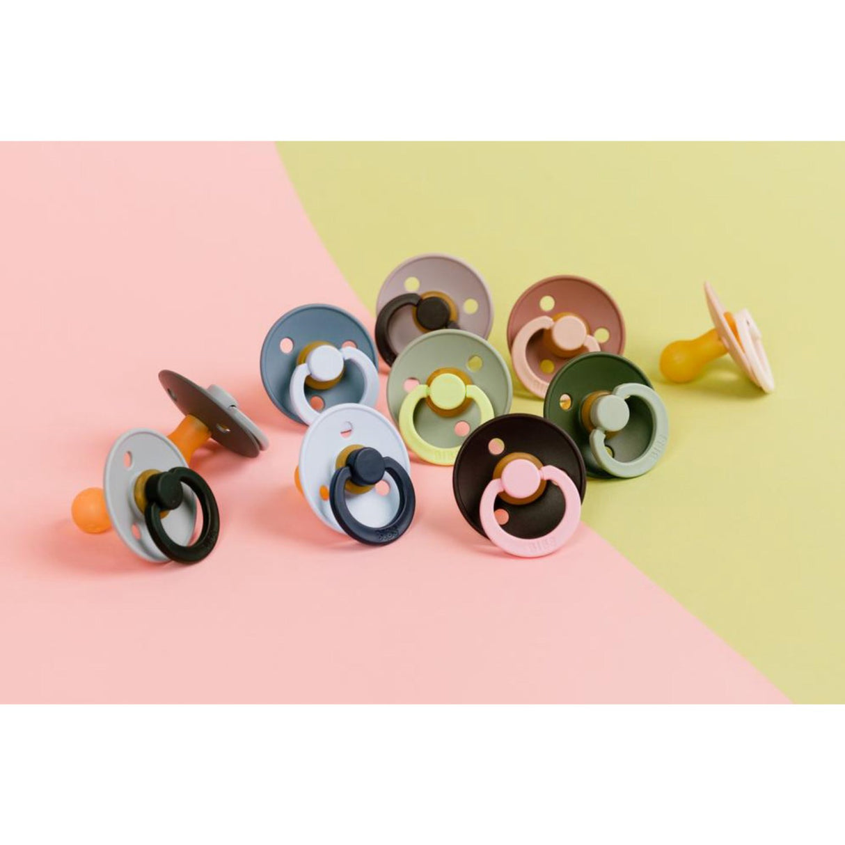 Bibs Baby Blue Smokk Studio Colour 2-Pakning Fusion Latex Petrol Mix