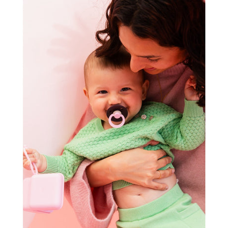 Bibs Dusky Lilac Smokk Studio Colour 2-Pakning Fusion Latex Plum Mix