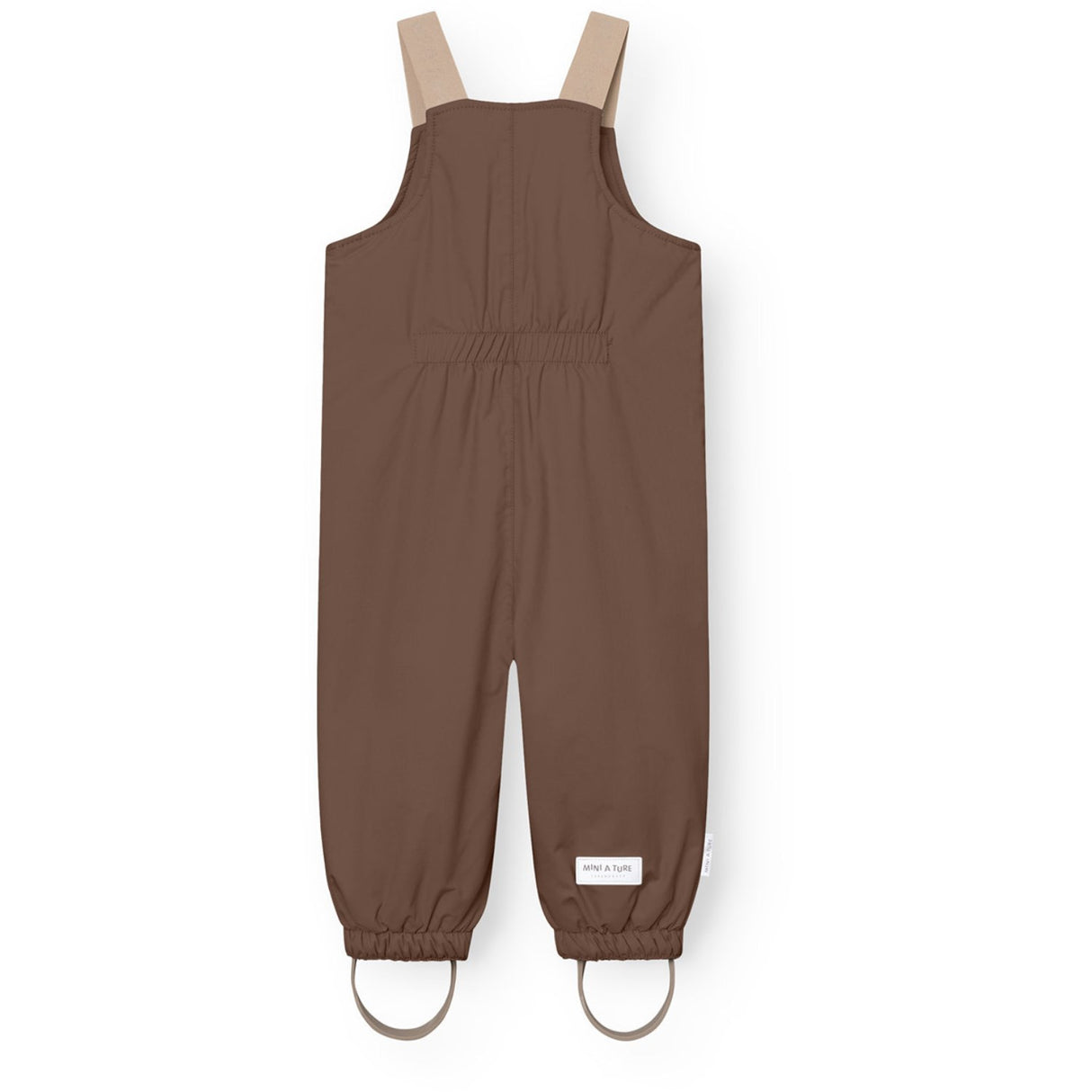 Mini A ture Chestnut Brown Matwalenty Snow Pants. GRS