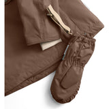 Mini A ture Chestnut Brown Matcesar Fleece Lined Votter