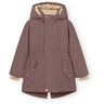 Mini A ture Peppercorn Plum Matvikania Fleece Lined Winter Jacket. GRS