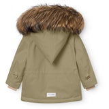 Mini A ture Aloe Green Matwang Fleece Lined Winter Jakke Fur. GRS