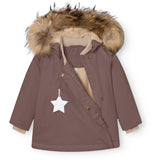Mini A ture Peppercorn Plum Matwang Fleece Lined Winter Jakke Fur. GRS