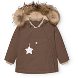 Mini A ture Chestnut Brown Matwang Fleece Lined Winter Jakke Fur. GRS