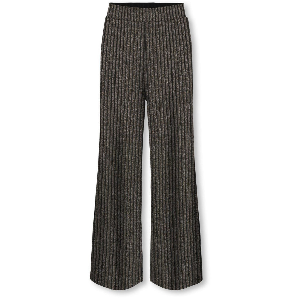 kids ONLY Black Lurex Light Gold/Silver/Wide Stripe Kogqueen Glitter Bukser Bf Jrs