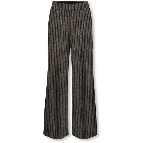 kids ONLY Black Lurex Light Gold/Silver/Wide Stripe Kogqueen Glitter Bukser Bf Jrs