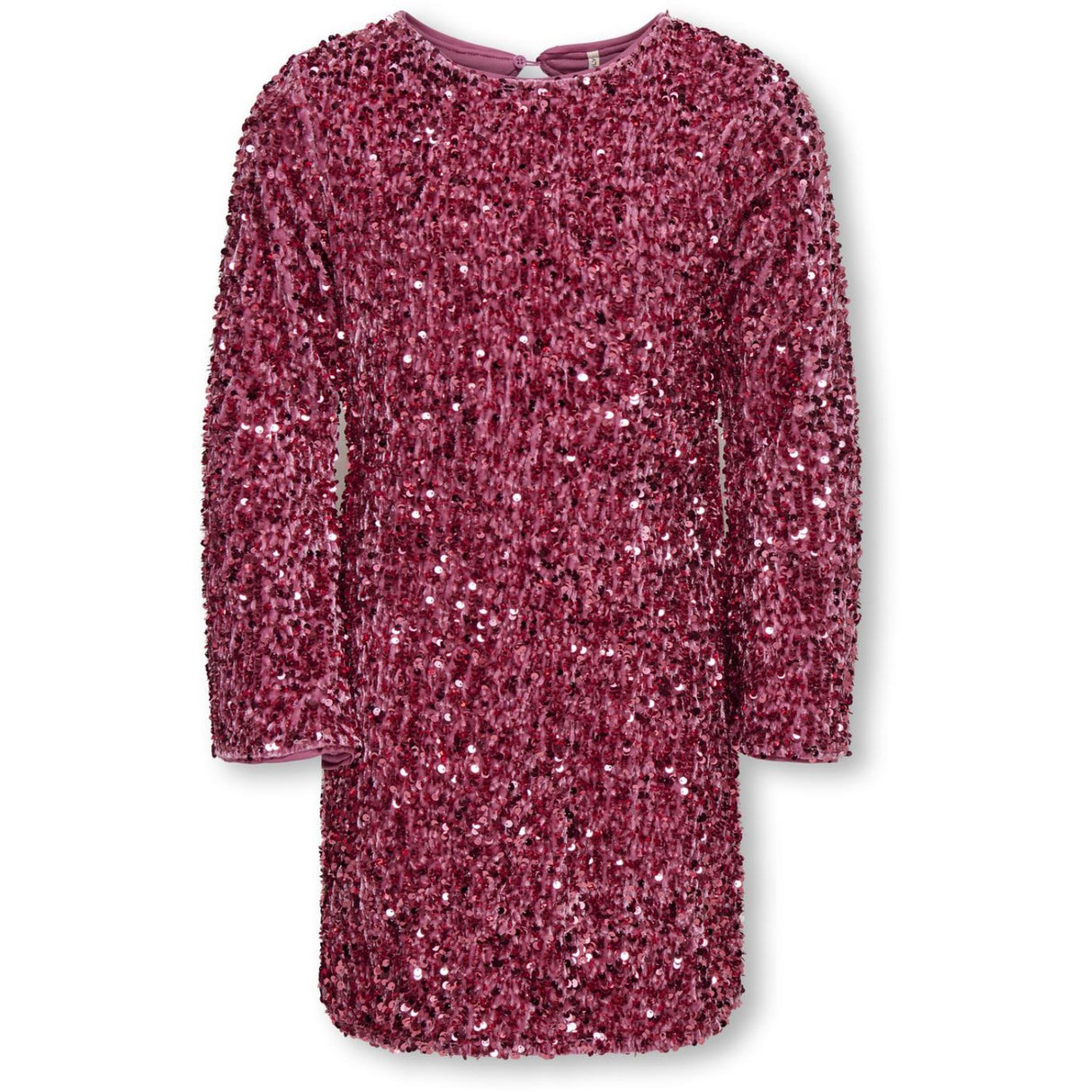 kids ONLY Rose Wine Kogconfidence Life Ls Seq Flrd Kjole Jrs