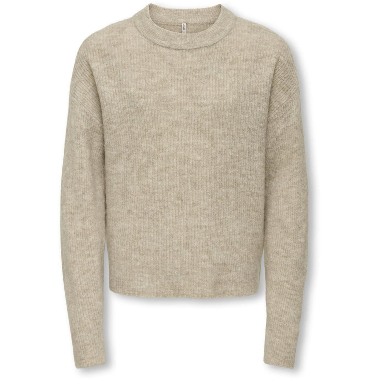 kids ONLY Pumice Stone Melange Kogcamilla O-Neck L/S Pullover Knt