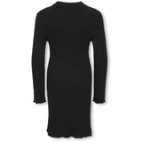 kids ONLY Black Kogbianka Life Ls Rib Kjole Knt