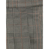 kids ONLY Seal Brown Libra Checks Kogfine Pleat Skjørt Jrs