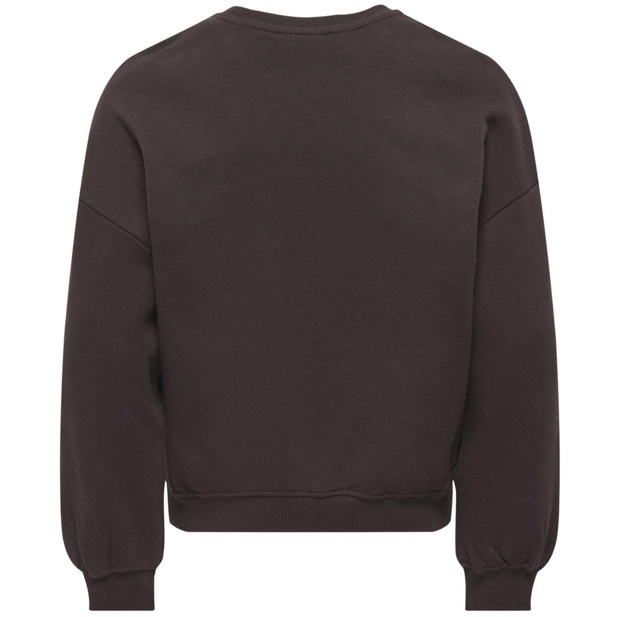 kids ONLY Black Coffee Amazed Kogkiki Life L/S Ovz O-Neck Stud Bru Swt