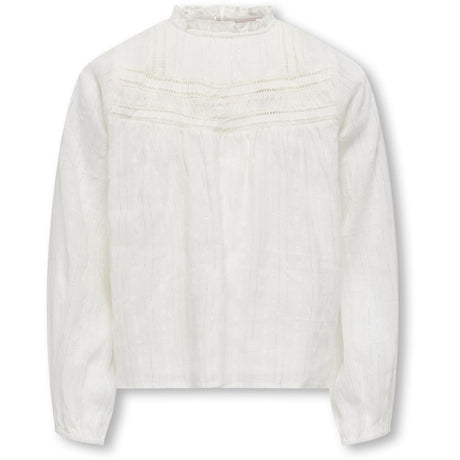 kids ONLY Cloud Dancer Lurex Kogrhea L/S Glitter Topp Wvn