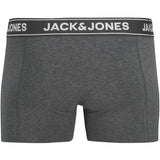 Jack & Jones Junior Dark Grey Melange Jacblack Friday Trunks 3 Pakke Jnr
