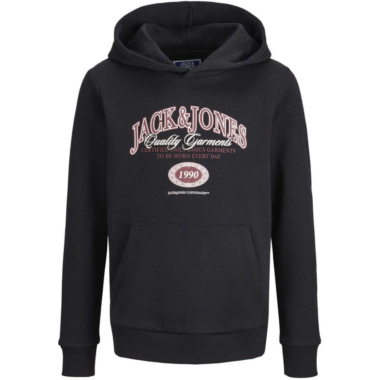 Jack & Jones Junior Black Jjari Branding Sweat Hette Jnr