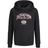 Jack & Jones Junior Black Jjari Branding Sweat Hette Jnr