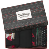 Jack & Jones Junior Black Jacxmas Reinsdyr Strømper Giftbox Jnr