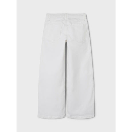 Name It Bright White Nkfrose Wide Twi Bukser 1115-Tp Noos