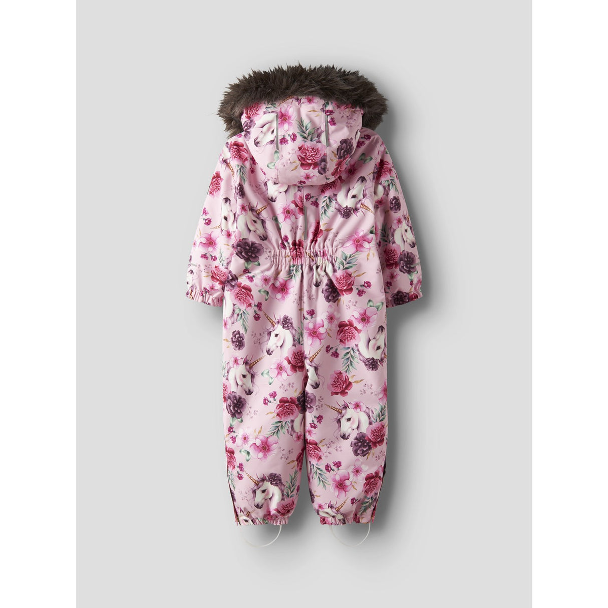 Name It Parfait Pink Floral Unicorn Nmfsnow10 Drakt Aop Fo Noos