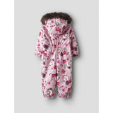 Name It Parfait Pink Floral Unicorn Nmfsnow10 Drakt Aop Fo Noos