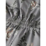 Name It Ultimate Grey Woodland Nmnsnow10 Drakt Aop Fo