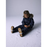 Name It Dark Sapphire Nmfsnow10 Drakt Frill Glitter Fo