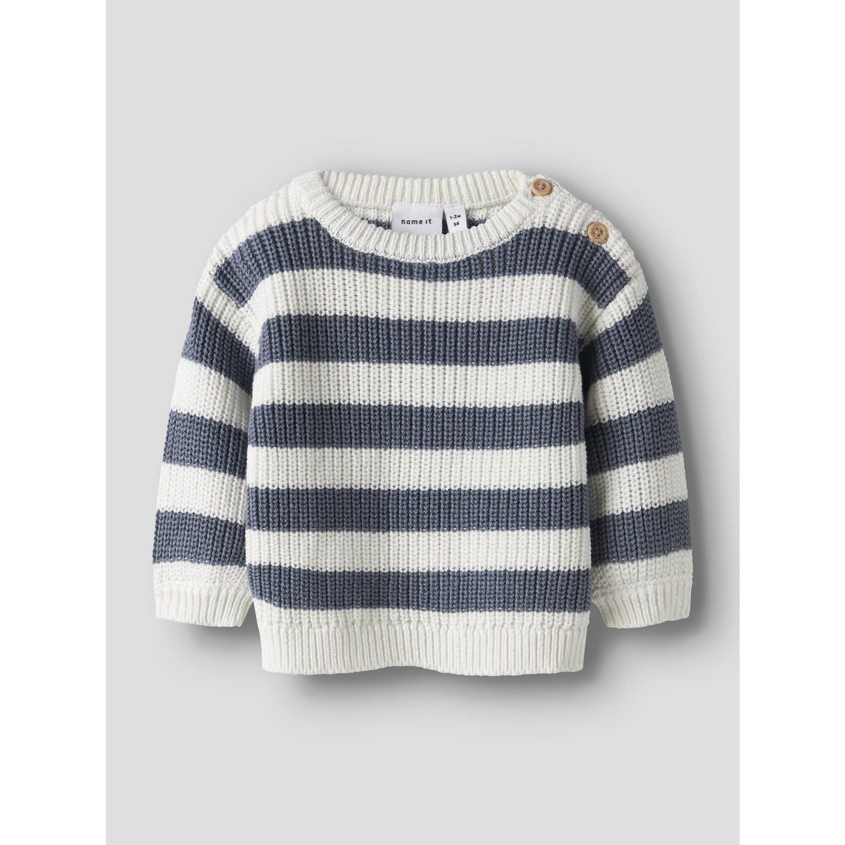 Name It Cloud Dancer Flintstone Nbmolfert Ls Strikk