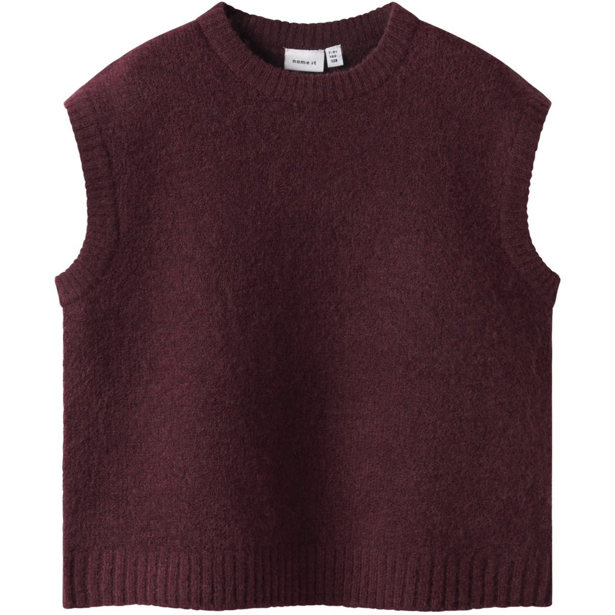 Name It Burgundy Nkfoneifyly Strikk Vest