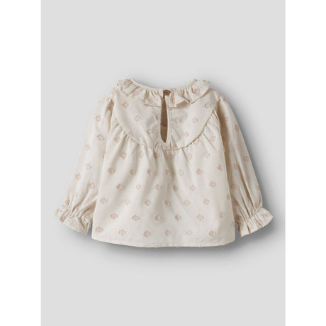 Lil'Atelier Pastel Parchment Nbfnethe Ls Loose Skjorte Lil