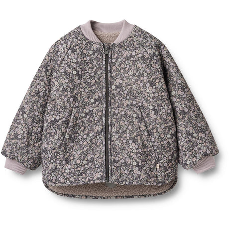 Wheat Black Sea Flowers Vendbar Thermo Jakke Lake